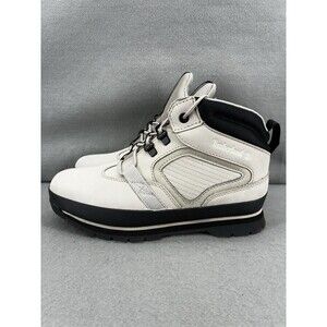 EUC Timberland Euro Hiker mid leather lace up boots Grey Boys 5 Women’s 6.5